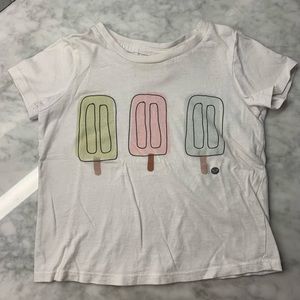Girls Roxy Teenie Wahine Ice Cream Popsicle Tshirt